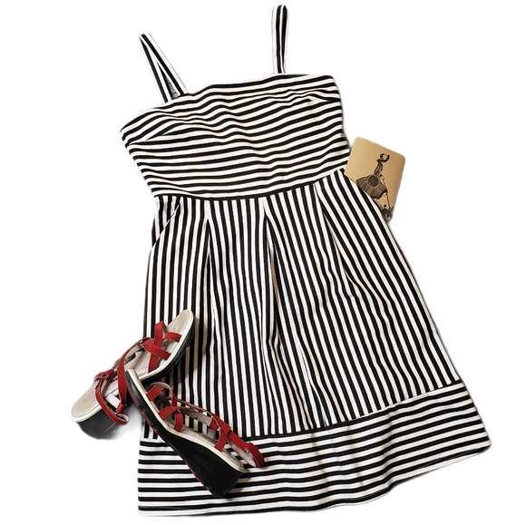 Brixon Ivy Dresses & Skirts - Brixton Ivy mixed stripes fit & flare sundress L
